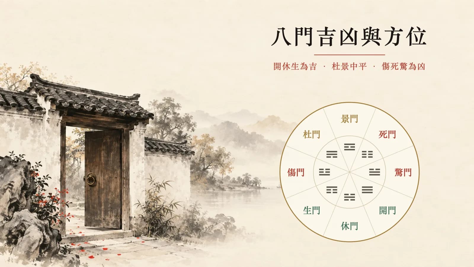 奇門八門吉凶與方位:開休生傷杜景死驚各代表什麼 奇門八門吉凶與方位:開休生傷杜景死驚各代表什麼