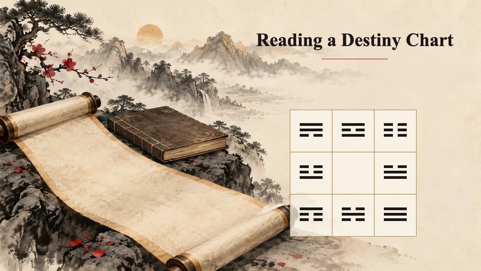 How to Read a Qi Men Dun Jia Destiny Chart: Birth Chart, Life Cycles and Annual Influences